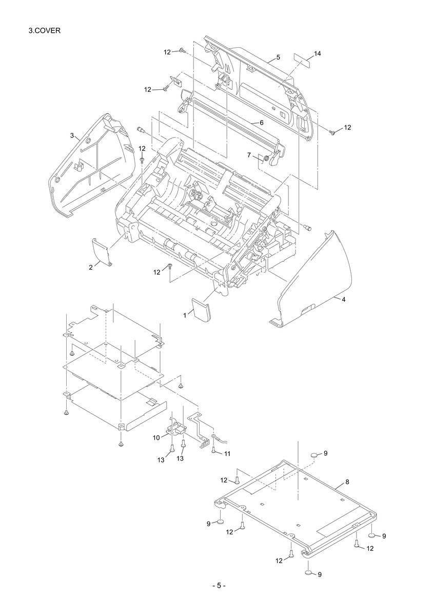 Brother ADS-2000 & ADS-2100 Document Scanner Parts Parts