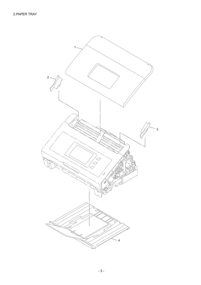 Brother ADS-2500W & ADS-2600W Document Scanner Parts Parts