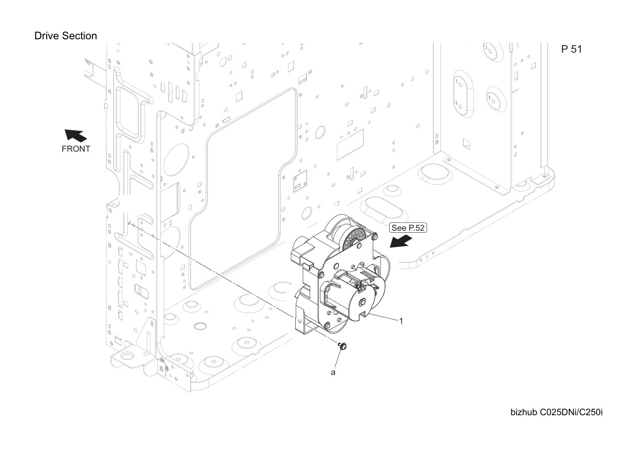 Konica Bizhub C250i Parts