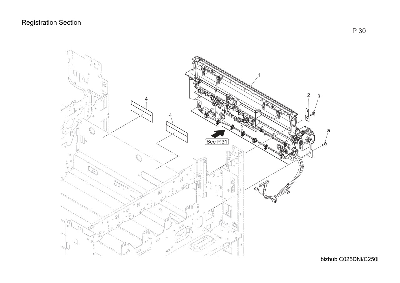 Konica Bizhub C250i Parts