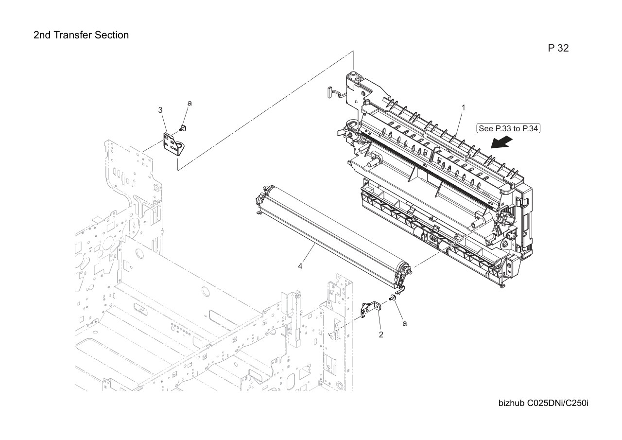 Konica Bizhub C250i Parts