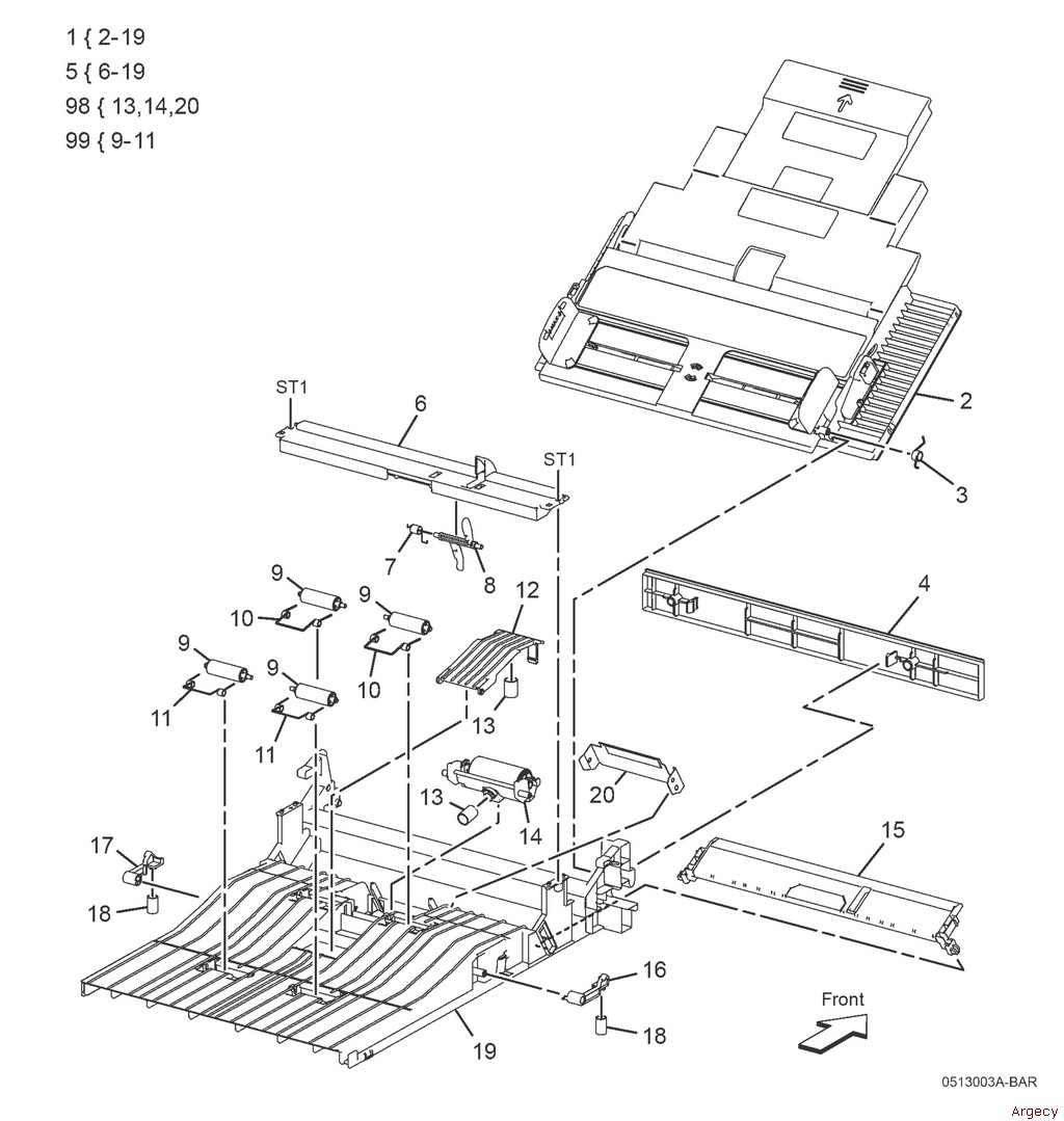 Dell C2665DNF Parts Argecy