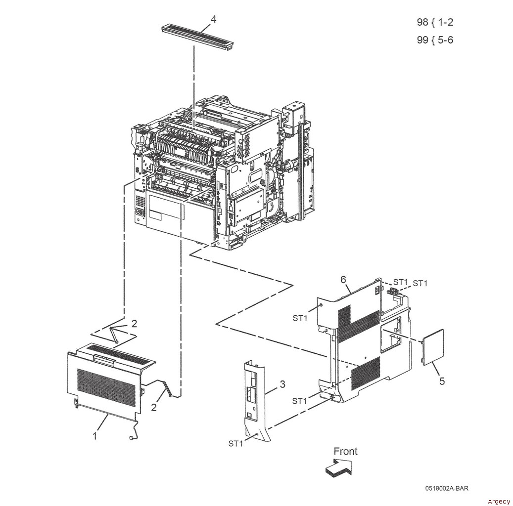 Dell C2665DNF Parts Argecy
