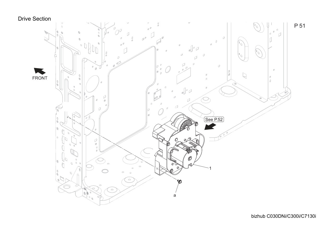 Konica Bizhub C300i Parts