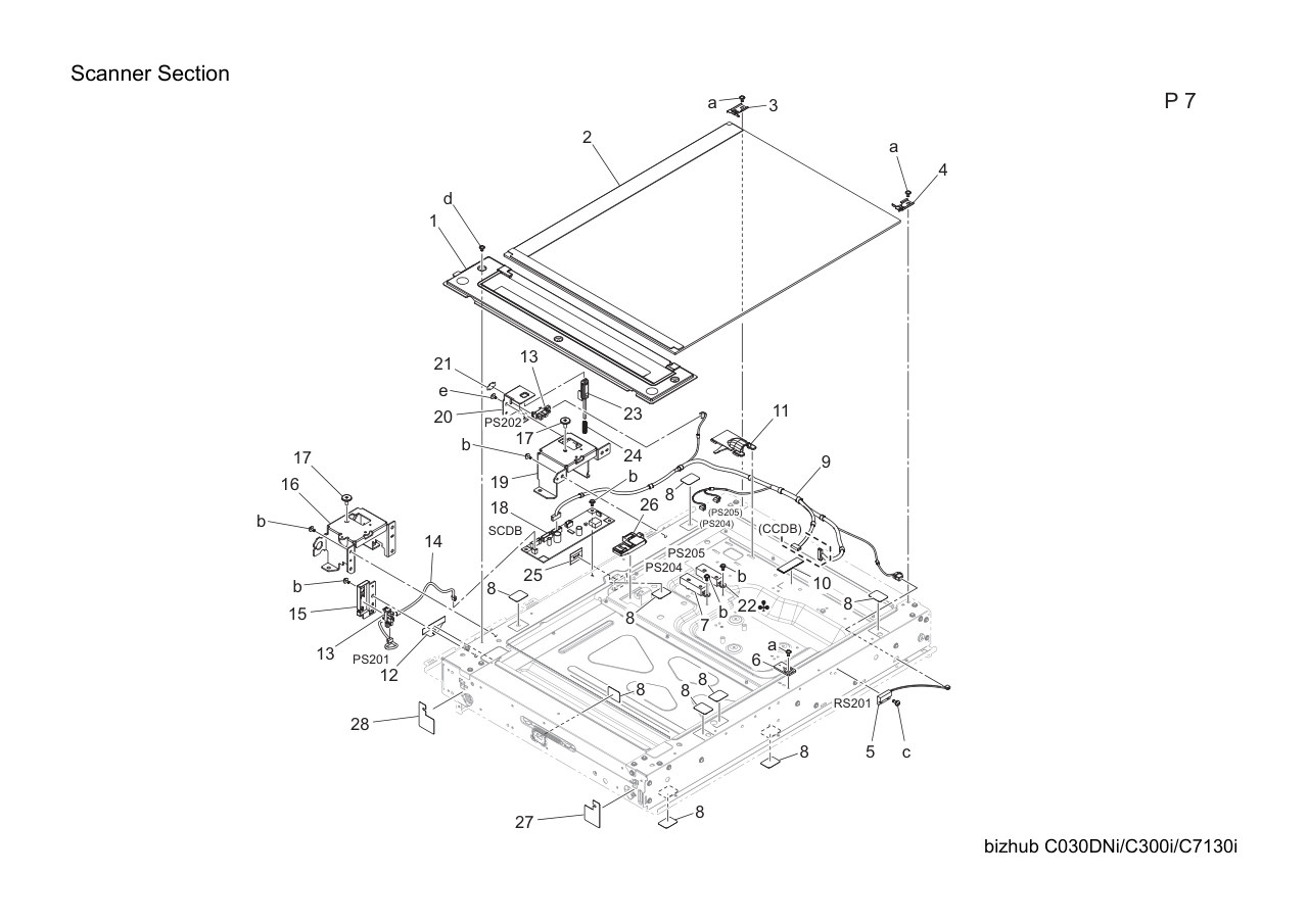 Konica Bizhub C300i Parts