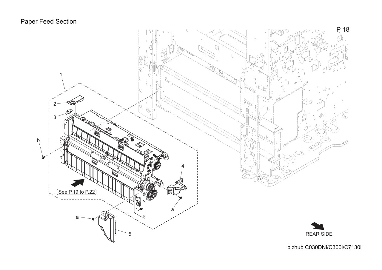 Konica Bizhub C300i Parts