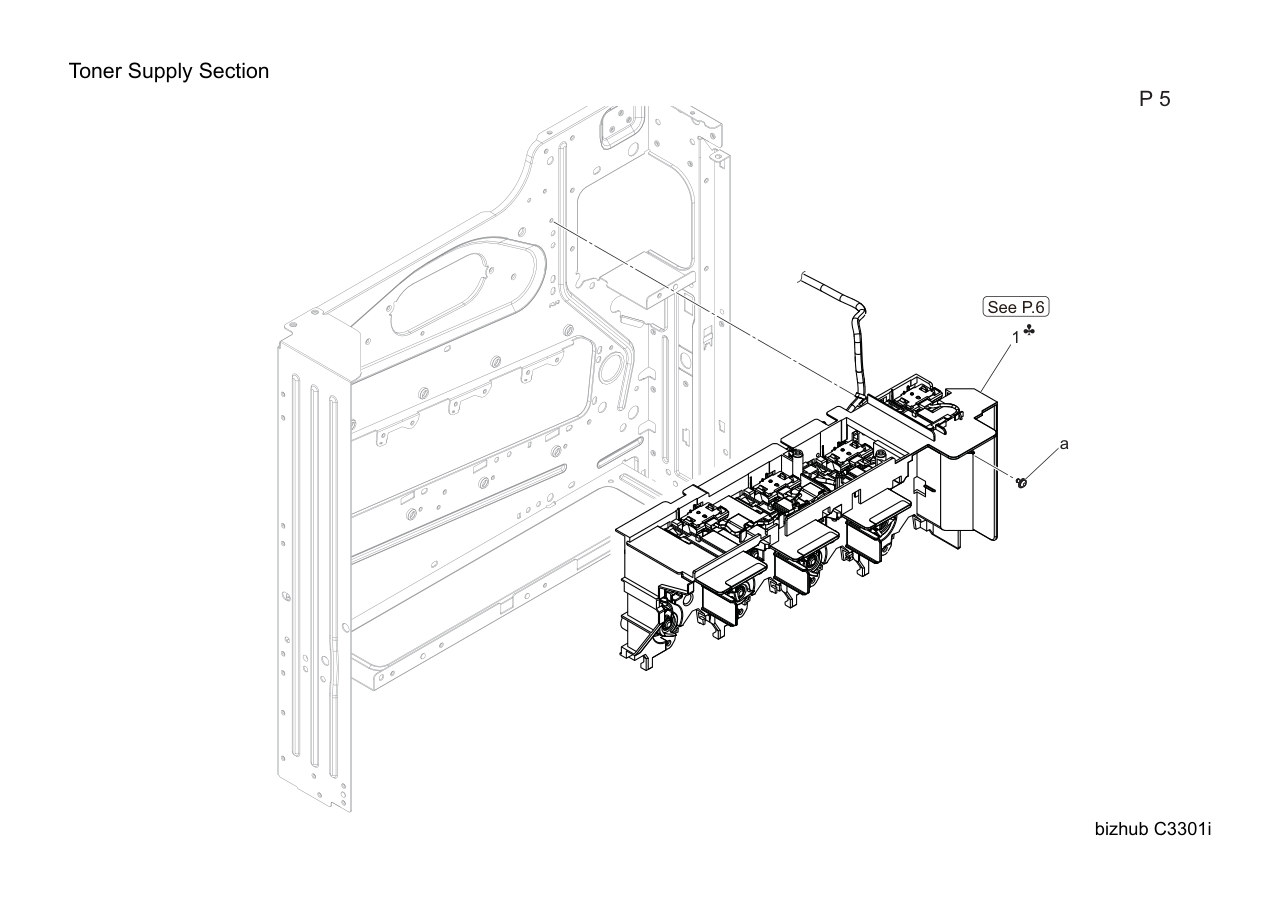 Konica Bizhub C3301i Parts