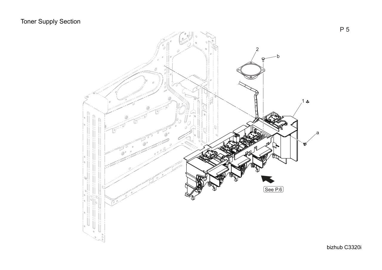 Konica Bizhub C3320i Parts