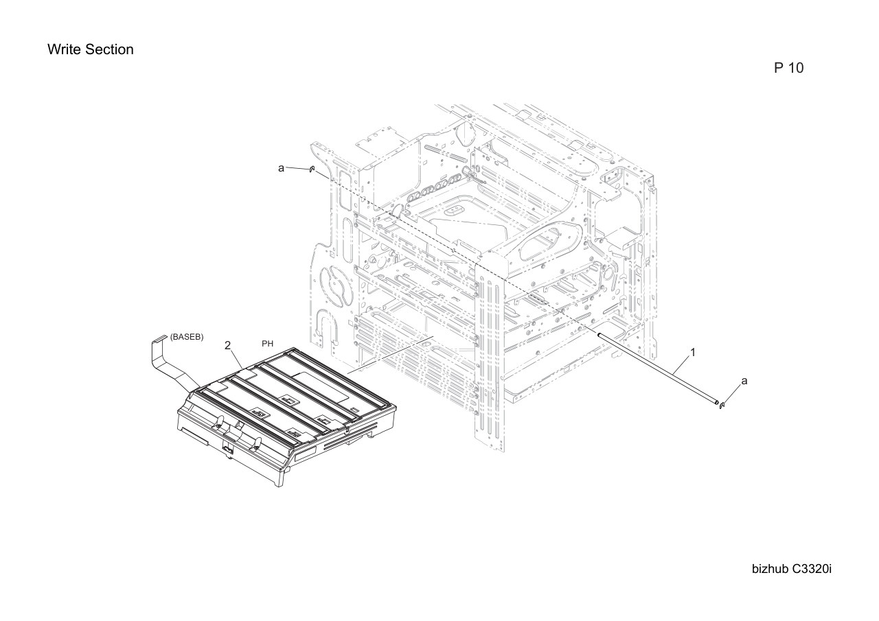 Konica Bizhub C3320i Parts