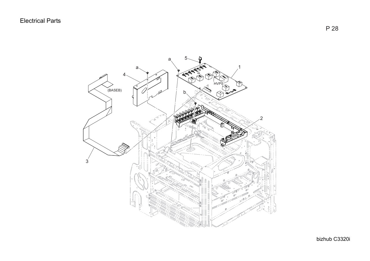Konica Bizhub C3320i Parts