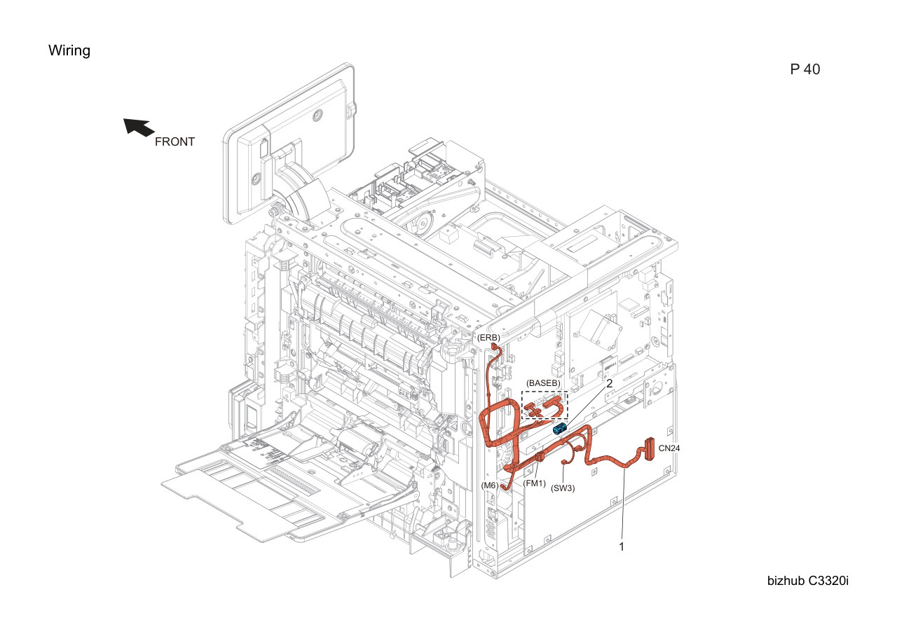 Konica Bizhub C3320i Parts