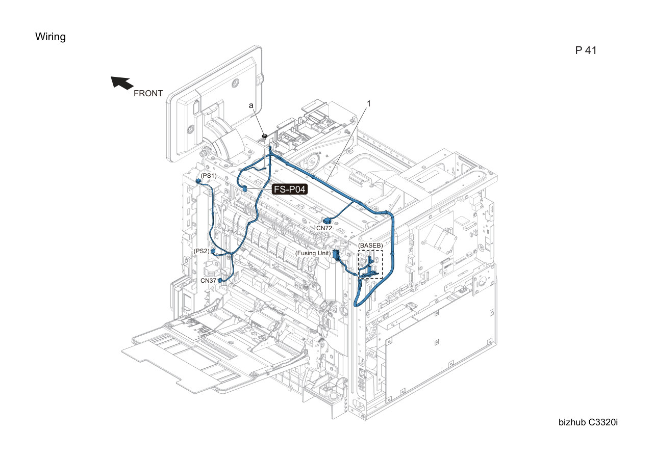 Konica Bizhub C3320i Parts
