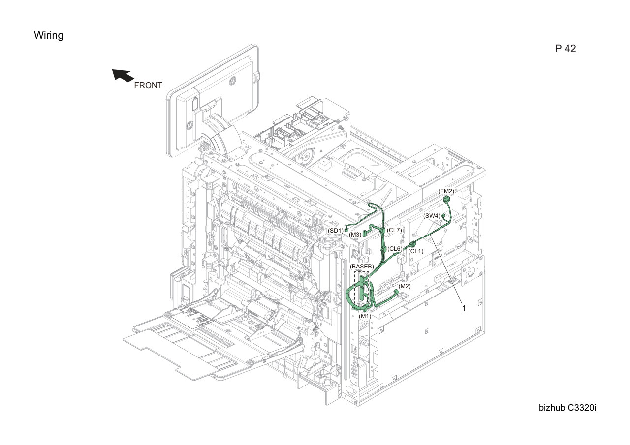 Konica Bizhub C3320i Parts