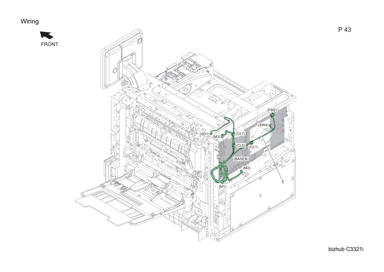 Konica Bizhub C3321i Parts