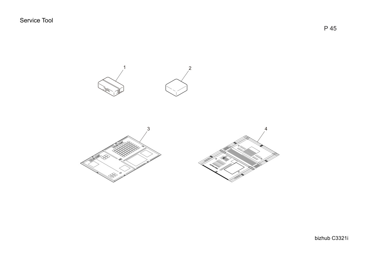 Konica Bizhub C3321i Parts