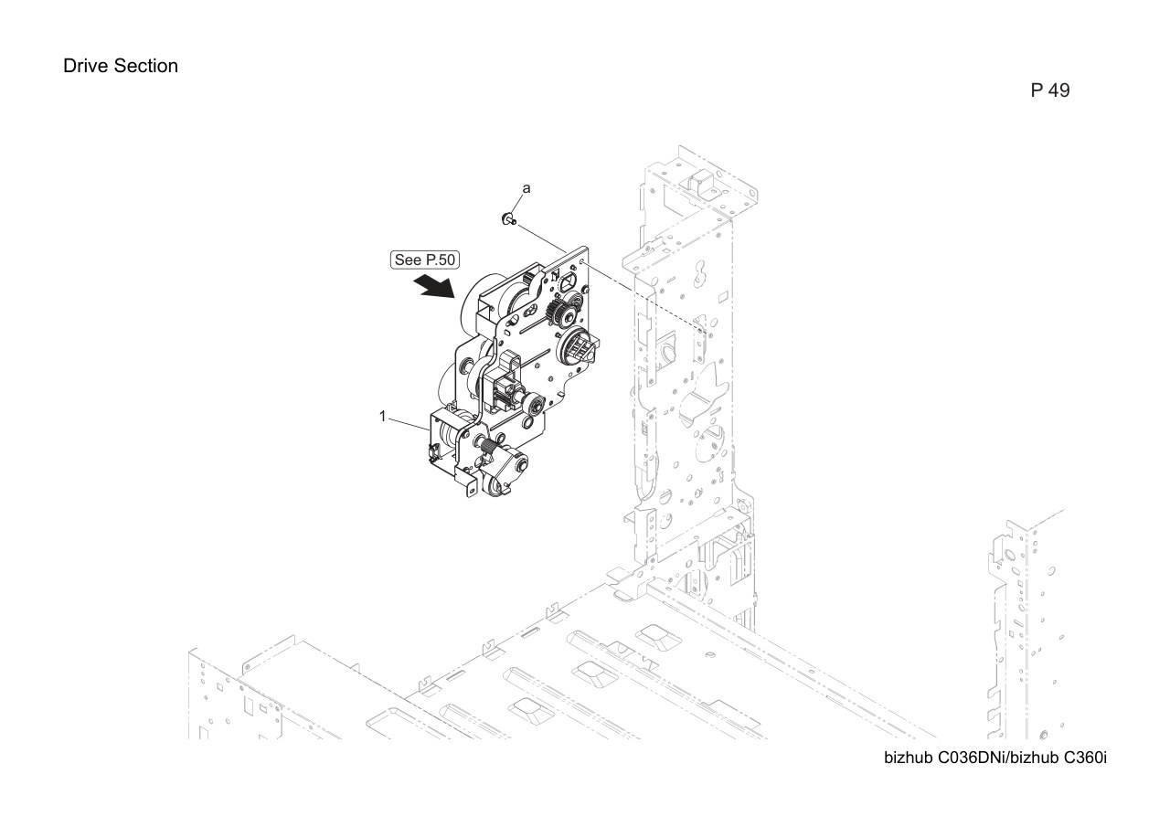 Konica Bizhub C360i Parts