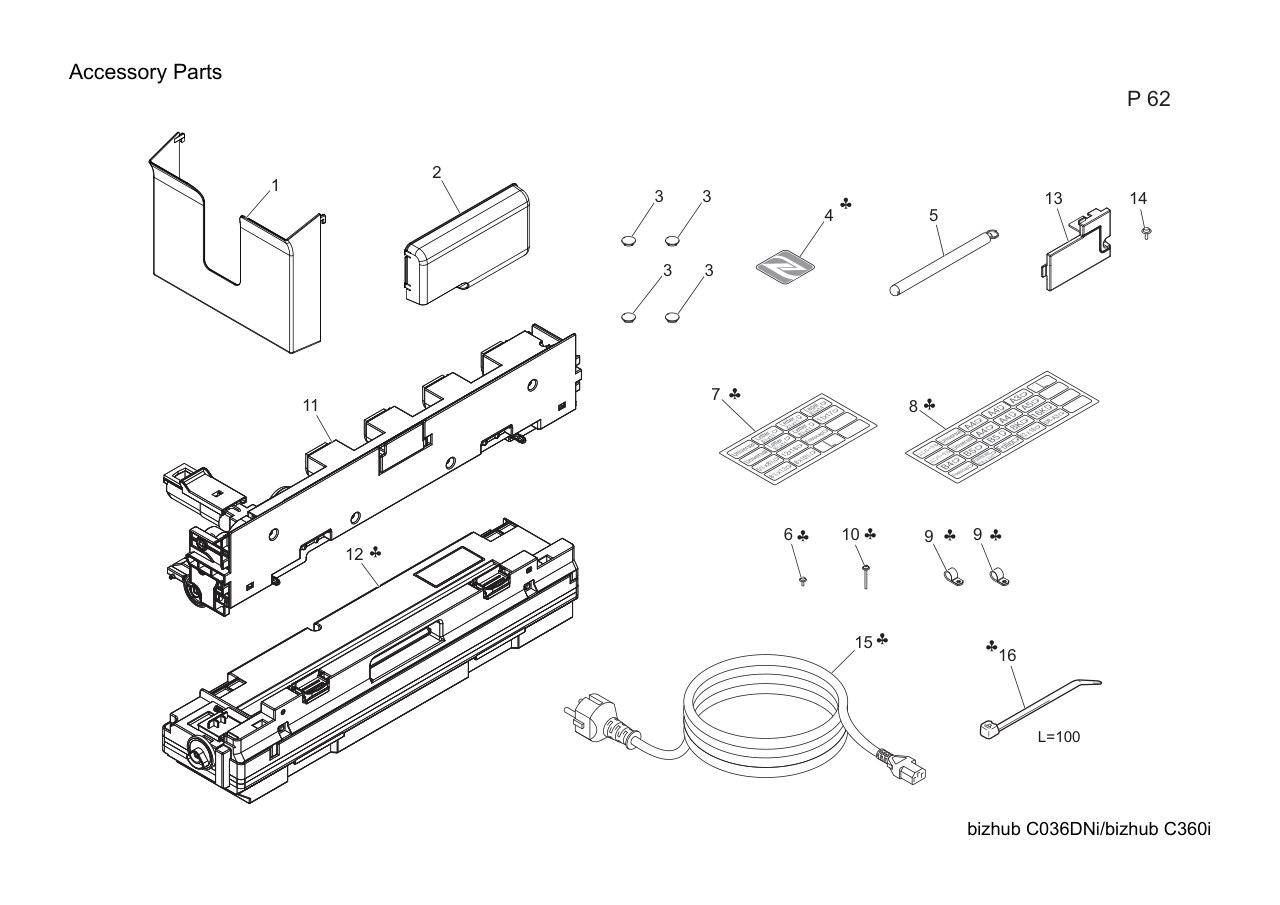 Konica Bizhub C360i Parts