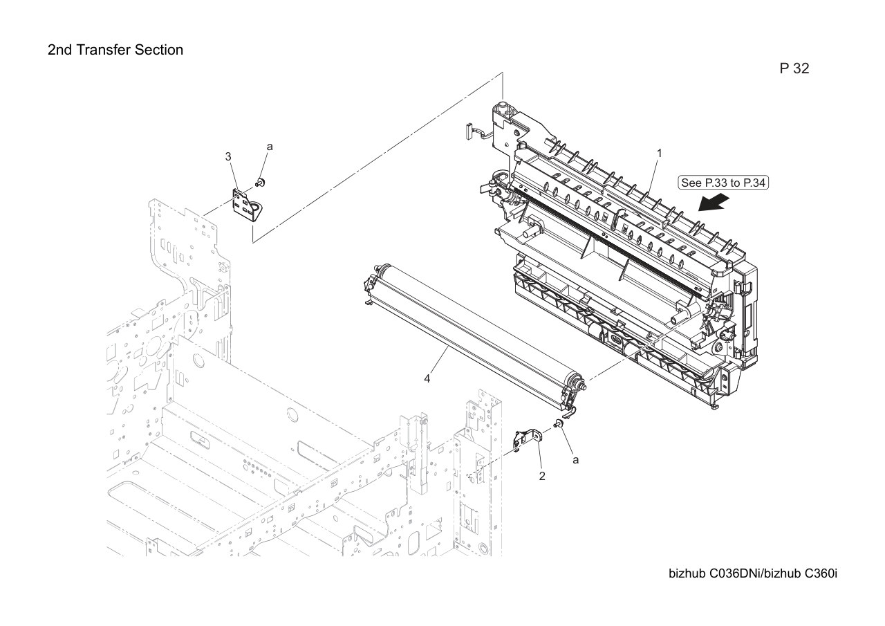 Konica Bizhub C360i Parts