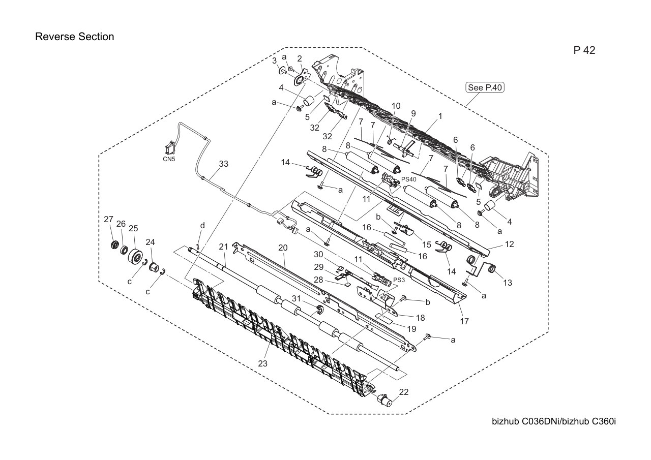 Konica Bizhub C360i Parts