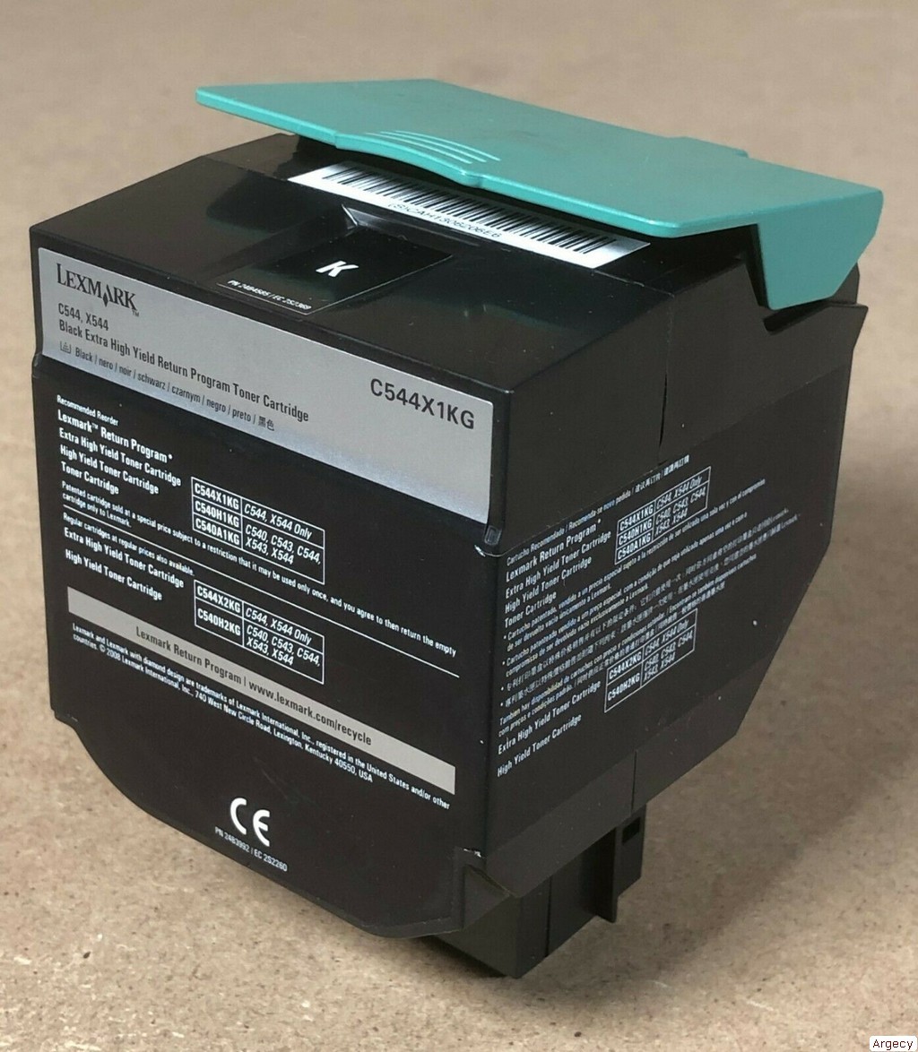 C540A1KG C540, C543, C544, X543, X544 Black Toner Cartridge