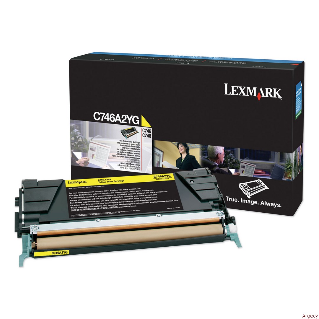 C746, C748 Yellow Toner Cartridge