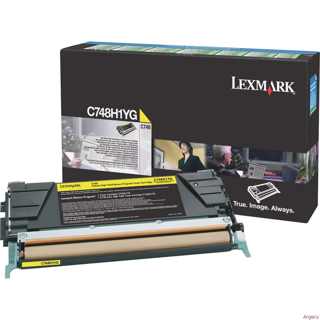 C746, C748 Yellow Toner Cartridge