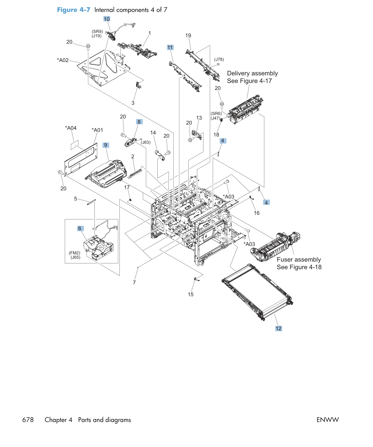 4-7 Internal components 4 of 7