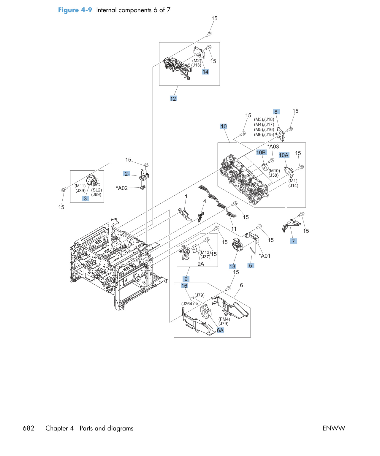 4-9 Internal components 6 of 7