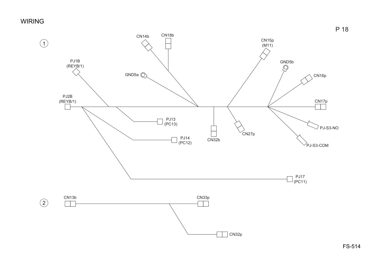 Konica FS-514 Finisher Parts