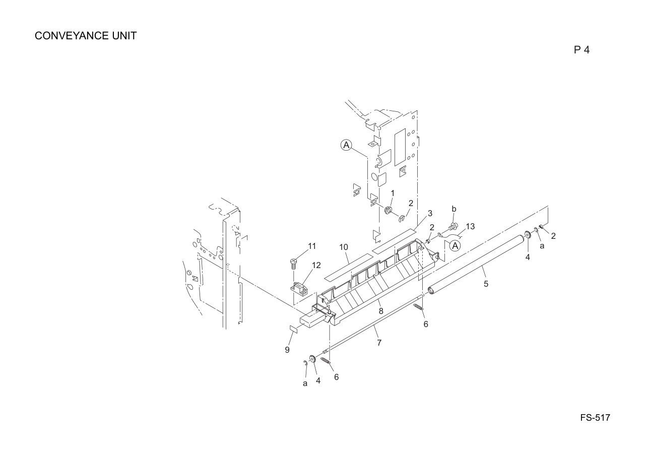 Konica FS-517 Finisher Parts