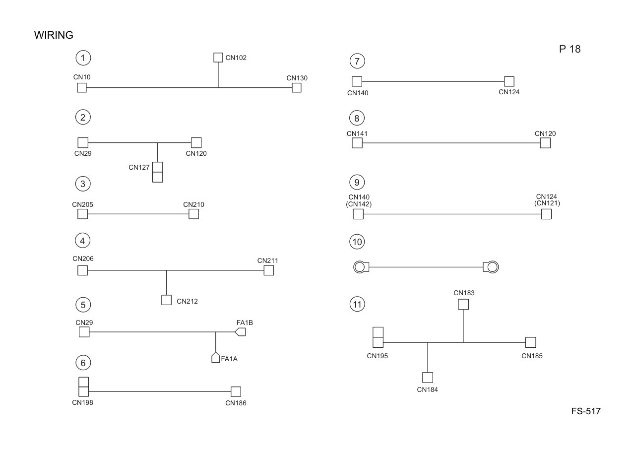Konica FS-517 Finisher Parts