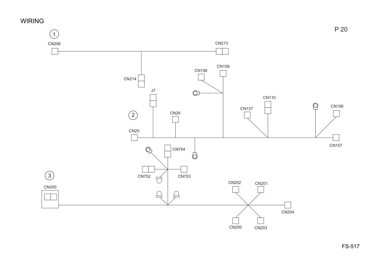 Konica FS-517 Finisher Parts