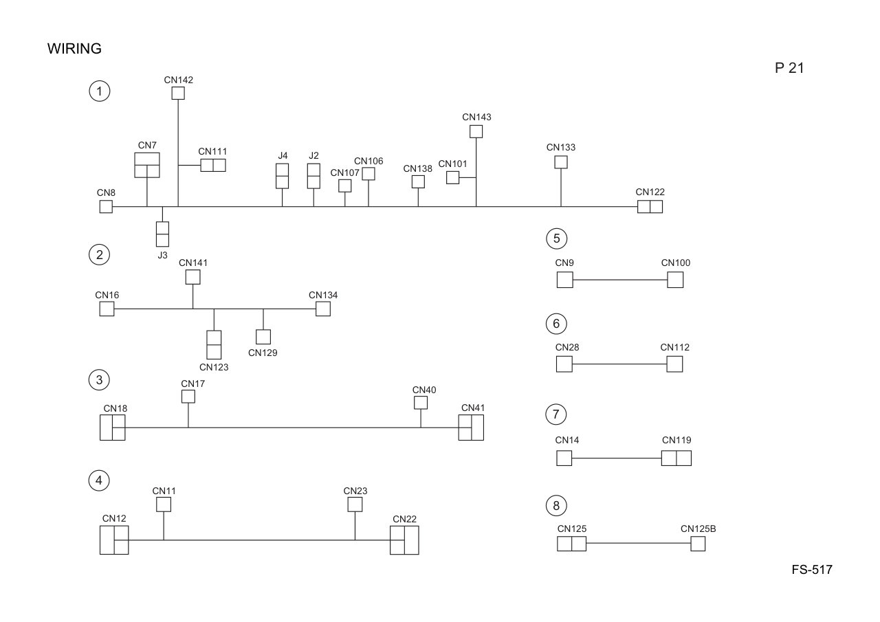 Konica FS-517 Finisher Parts