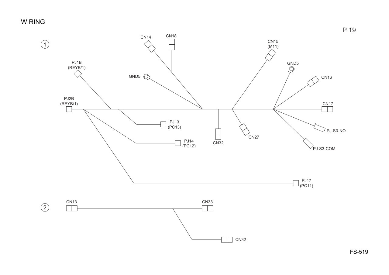 Konica FS-519 Finisher Parts