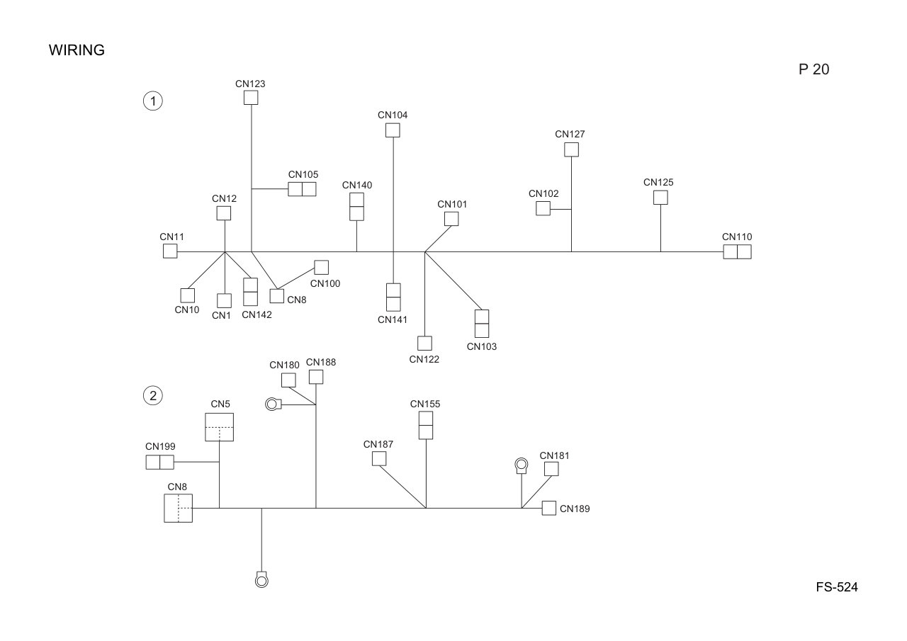 Konica FS-524 Finisher Parts