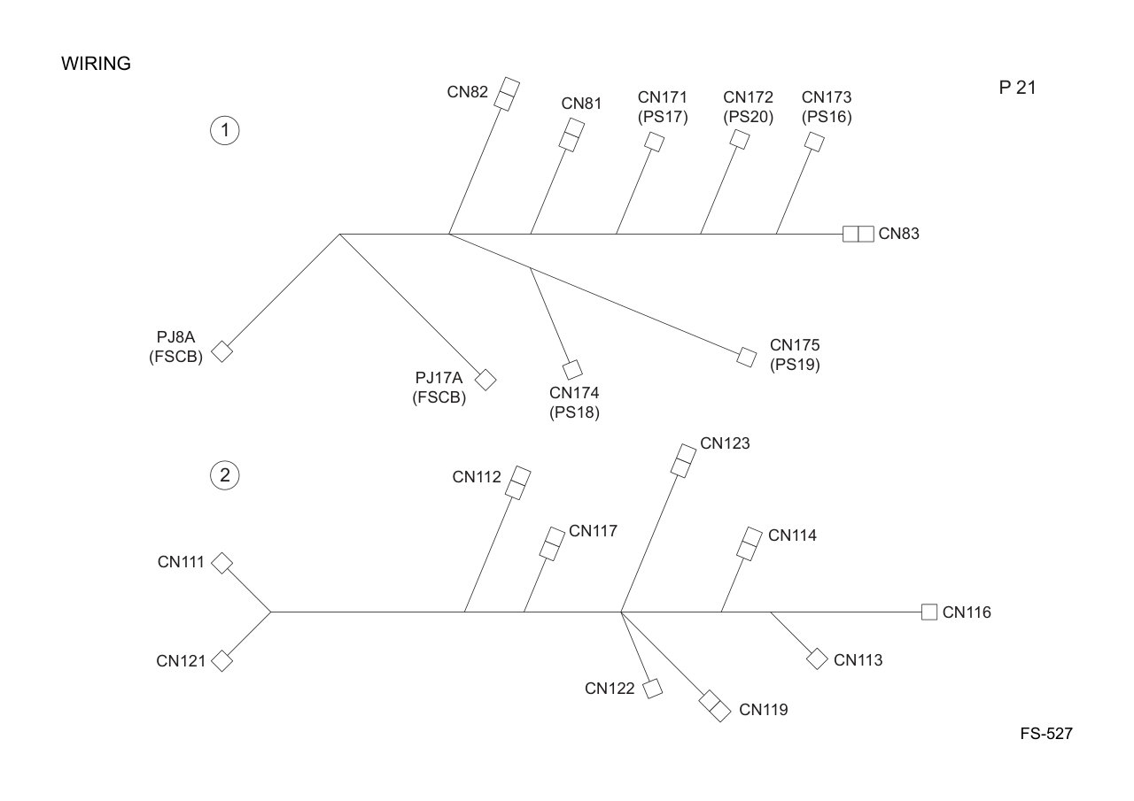 Konica FS-527 Finisher Parts