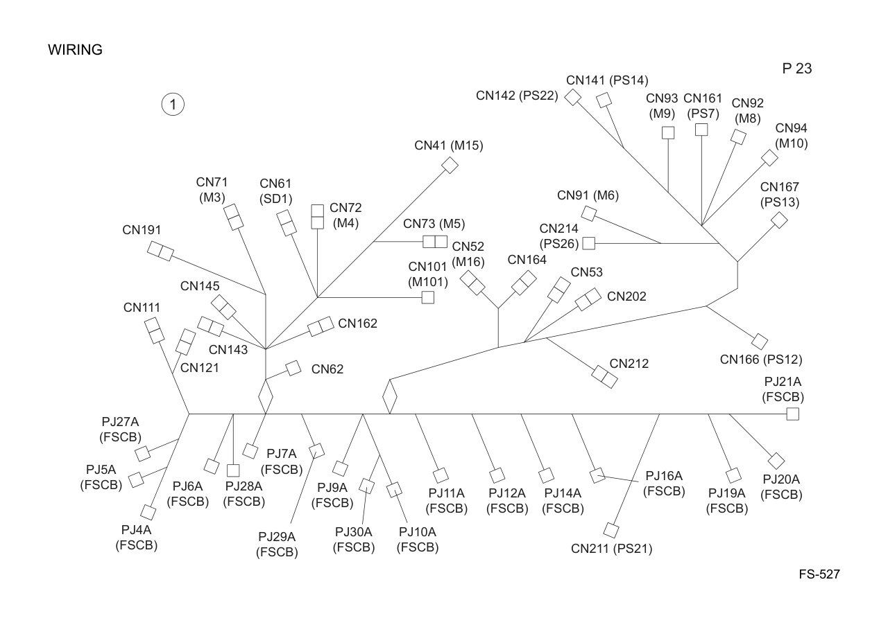 Konica FS-527 Finisher Parts