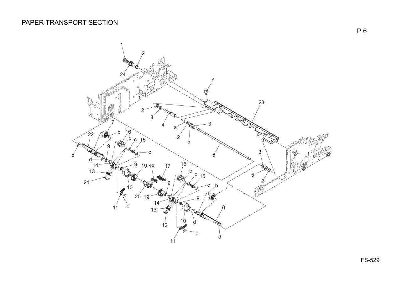 Konica FS-529 Finisher Parts