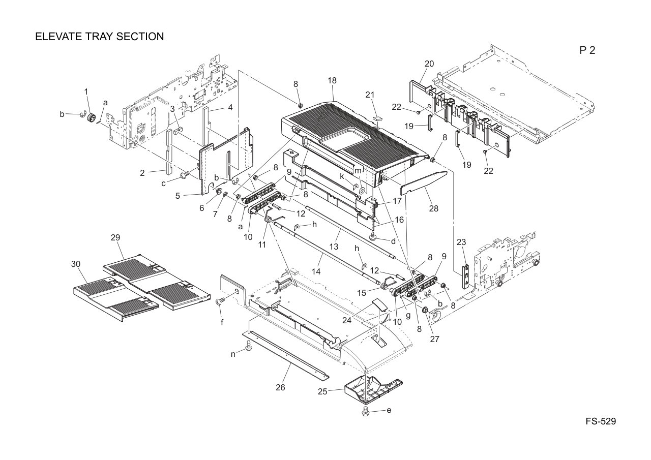Konica FS-529 Finisher Parts