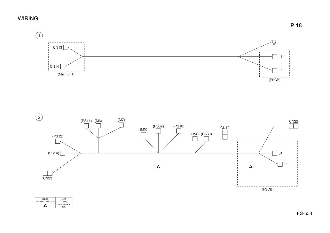 Konica FS-534 Finisher Parts