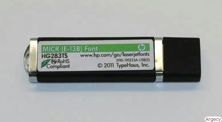 HP HG283TS MICR Font (New) - purchase from Argecy