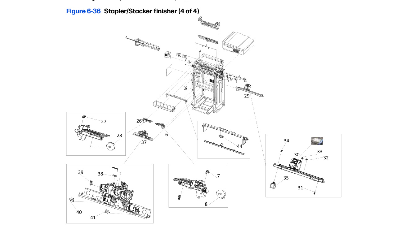 6-36 Stapler/Stacker finisher (4 of 4)
