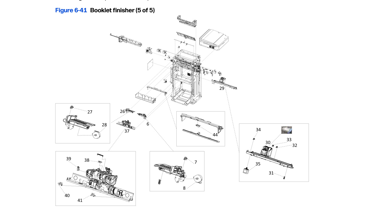 6-41 Booklet finisher (5 of 5)