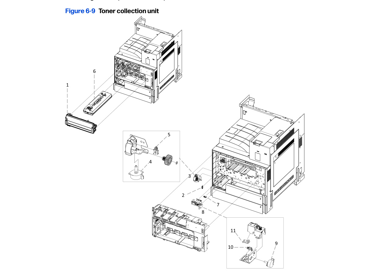 6-9 Toner collection unit