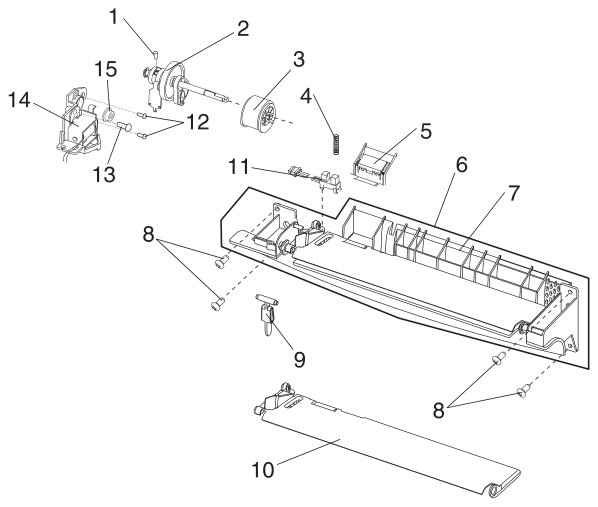 Assembly 5: Paper Feed - Multipurpose Unit parts diagram - IBM Infoprint 1120 & 1120n (4520) Parts