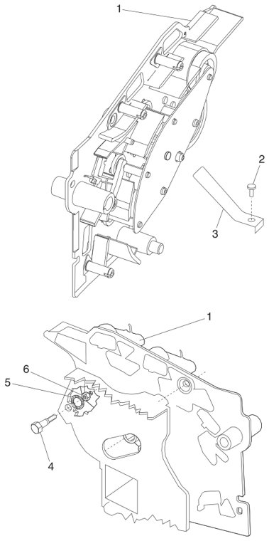Assembly 6: Paper Feed - Alignment parts diagram - IBM Infoprint 1120 & 1120n (4520) Parts