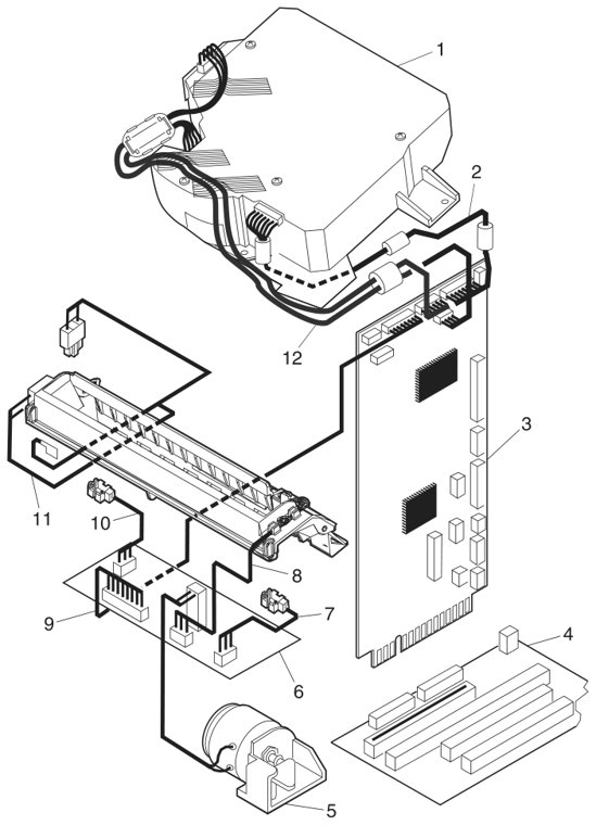 Assembly 18: Electronics V parts diagram - IBM Infoprint 1120 & 1120n (4520) Parts