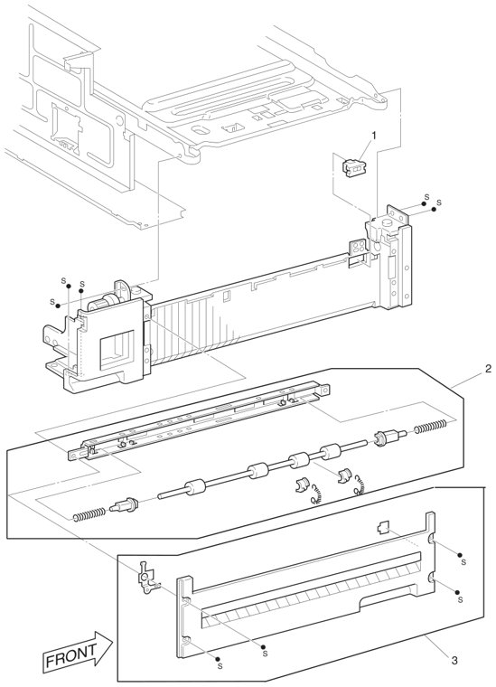 Assembly 11: Tray 1 Frame and Left Cover parts diagram - IBM Infoprint 1145 & 1145n (4545) Parts
