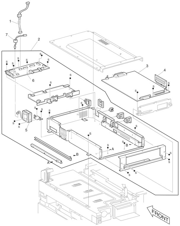Assembly 24: ESS Assembly parts diagram - IBM Infoprint 1145 & 1145n (4545) Parts