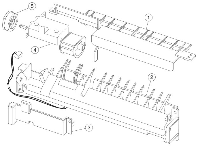 Assembly 2: Multipurpose Feeder (MPF) parts diagram - IBM Infoprint 1222 (4922) Parts